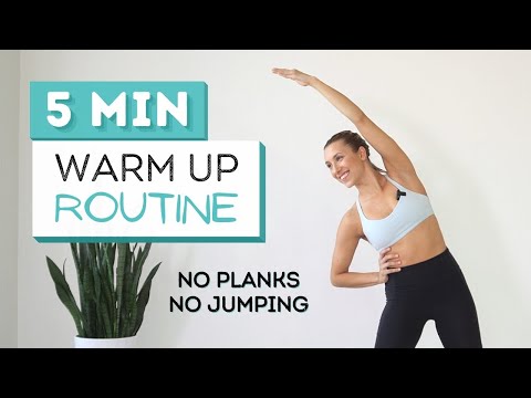 5 min WARM UP ROUTINE Before Your Workout | Low Impact | Wrist Friendly