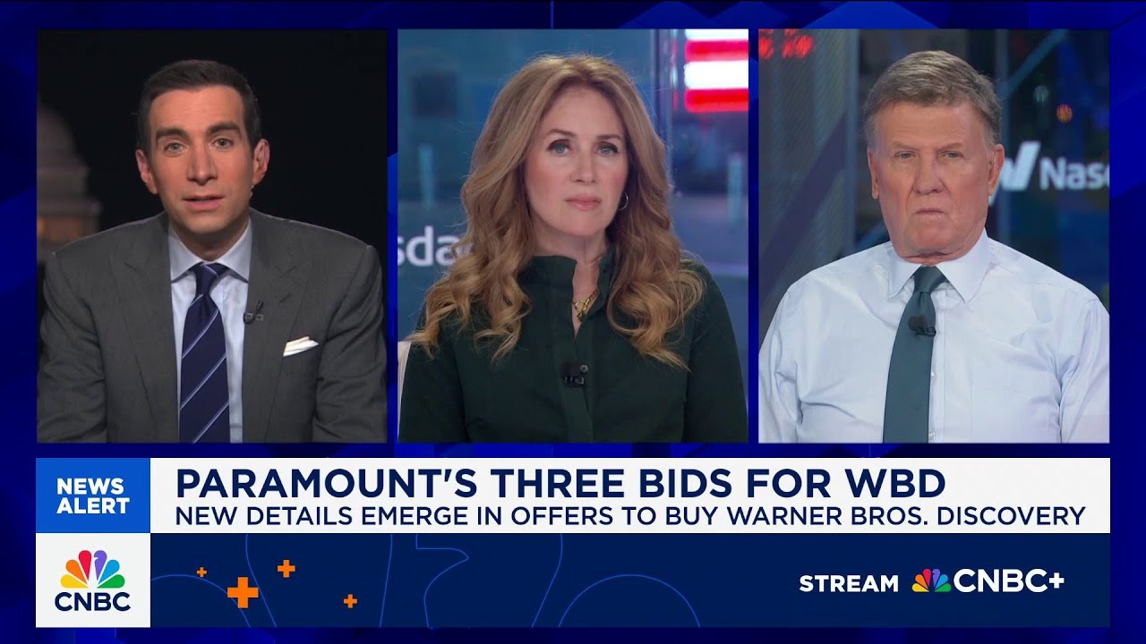 Paramount's 3 Bids for Warner Bros. Discovery 💼