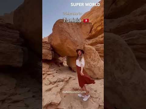 Most Beautiful Places in Tunisia 🇹🇳 #tunisia #tunisia #travel #travellife #explore #rock #music #art