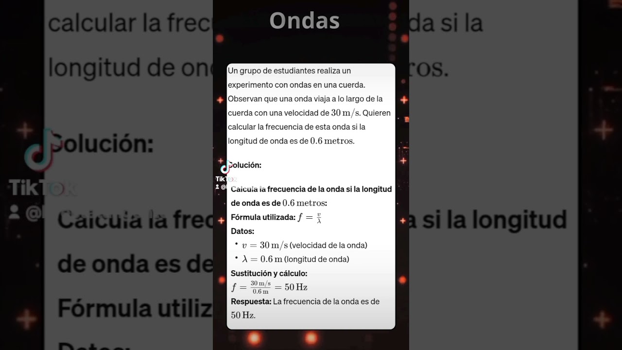 Ejemplo de Ondas para PAES 2024 🌊