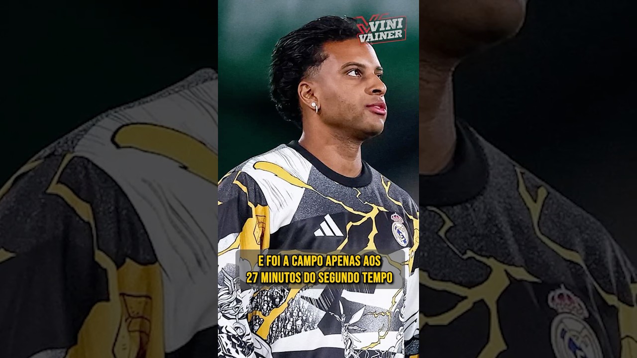 Rodrygo atinge marca negativa no Real Madrid ⚽
