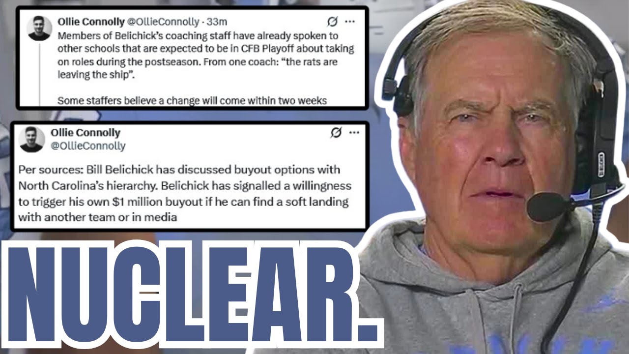 Bill Belichick's UNC Visit Sparks Buyout Talks — Coaches on the Move! 🔥