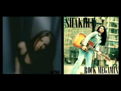 Shakira Rock Megamix (1995 - 2000) Shakira de antes HD