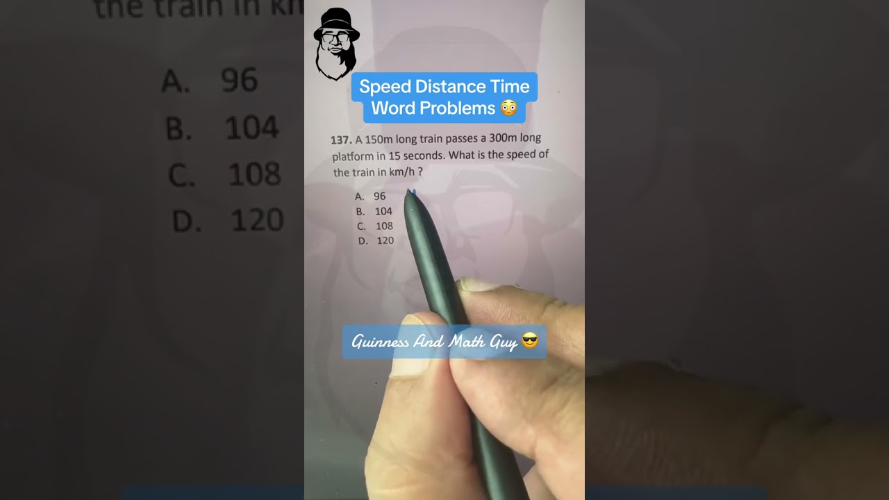 Speed, Distance, and Time Word Problems | Math Test Prep