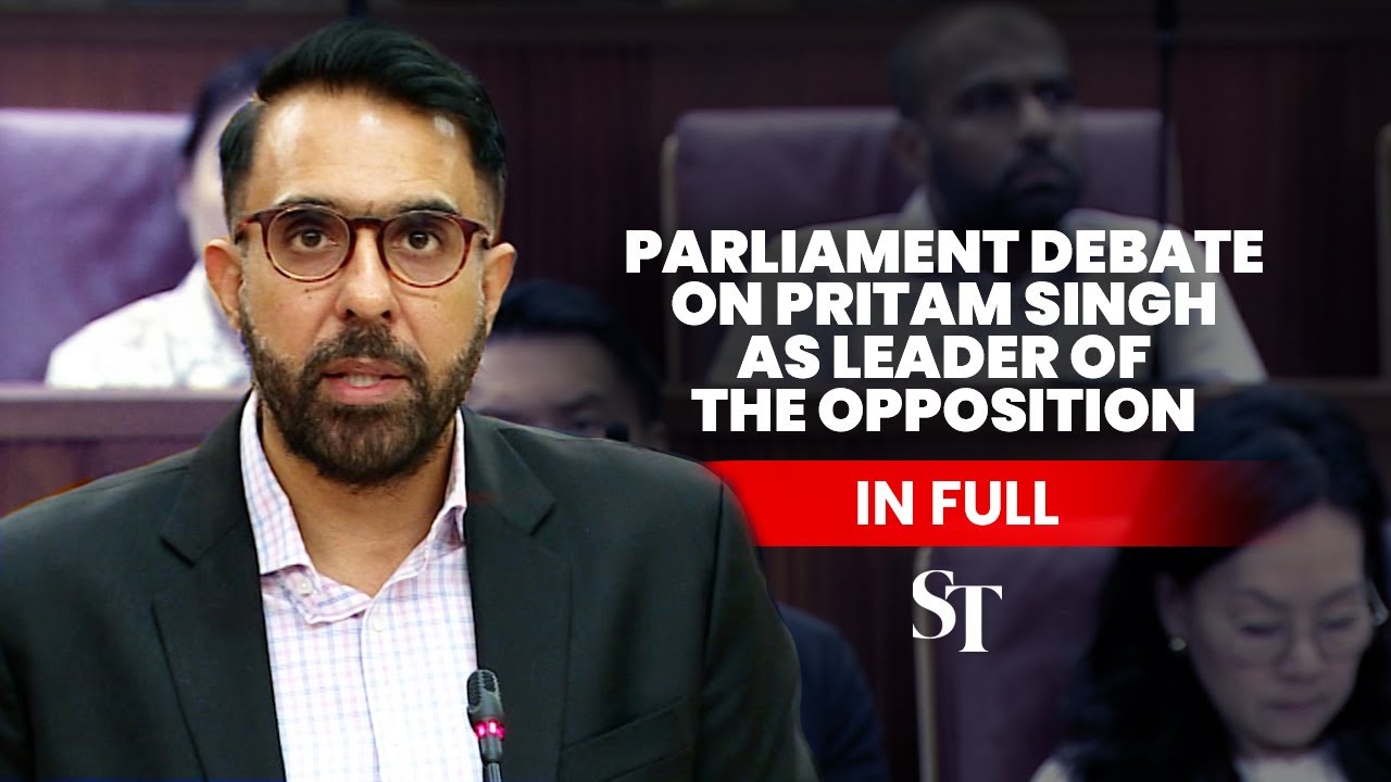 Parliament Debates Pritam Singh's Opposition Role 🏛️