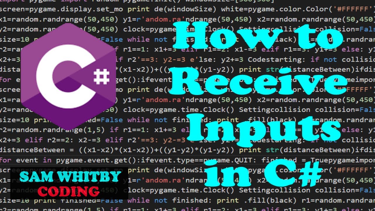 Collecting User Inputs in C#