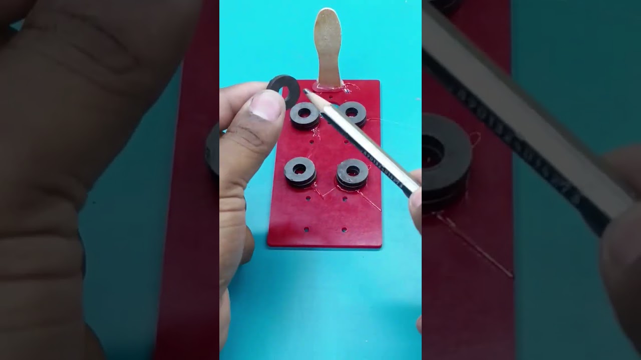 Watch a Magnetic Levitation Pencil in Action! ✨ #Science #Magnet