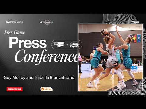 Flames vs Flyers: Guy Molloy and Isabella Brancatisano post-game press conference