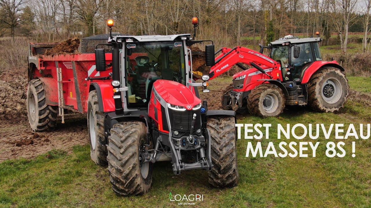 Nouveau Massey 8S pour Épandage 🚜 - Test & Avis