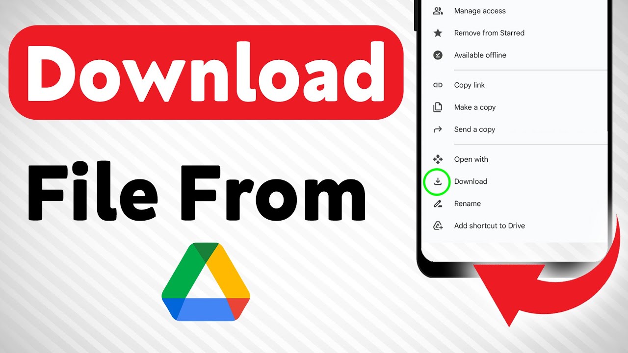 Quick Guide to Download Files from Google Drive 🚀