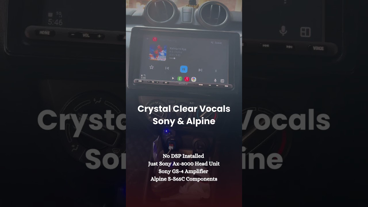 Sony AX-8000 & GS-4 Amp, Alpine S-S65C & Infinity Sub 🔈