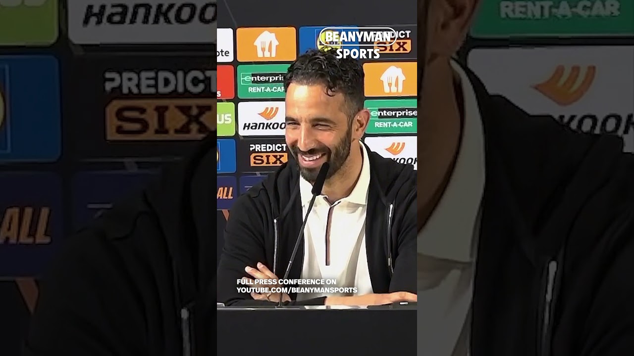 Bruno Fernandes and Ruben Amorim React to Manchester United’s Europa League Final 🚀