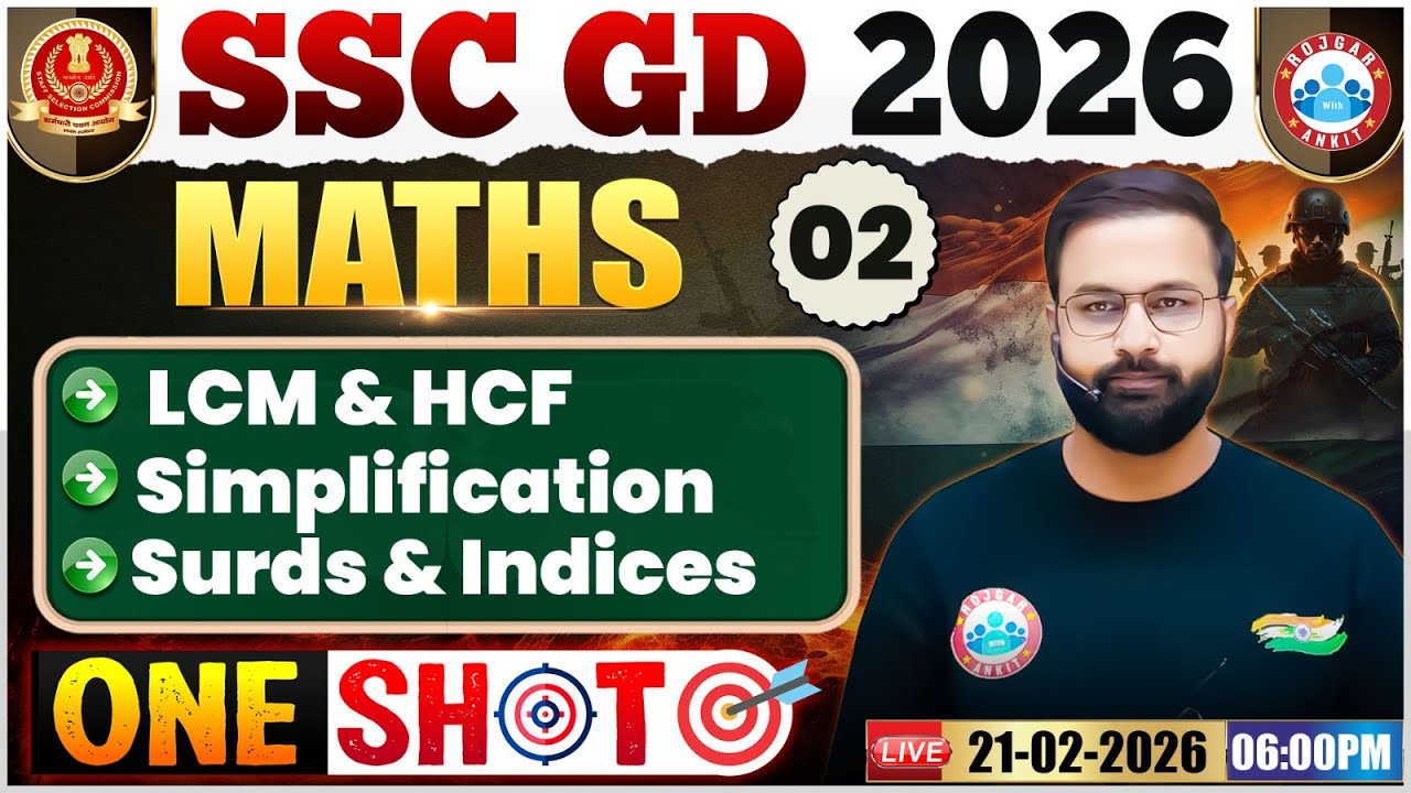 SSC GD Maths Class 2026 | SSC GD 2026 | Maths Classes For SSC GD 2026 By Deepak Bhati Sir