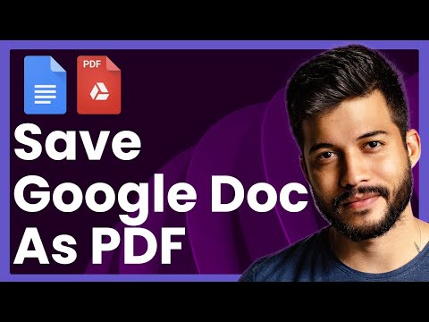 How To Save Google Doc As PDF (easy tutorial)