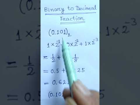 Binary Fraction to Decimal Convert