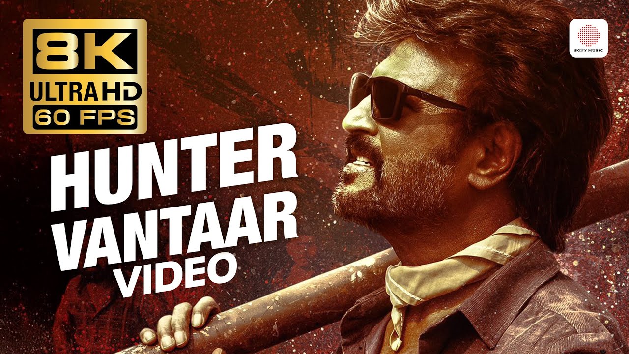 Hunter Vantaar 8K Video Song | Vettaiyan | Rajinikanth