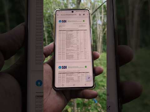 SBI Account Statement Download in Whatsapp | SBI Statement Pdf download | Star online | Shorts