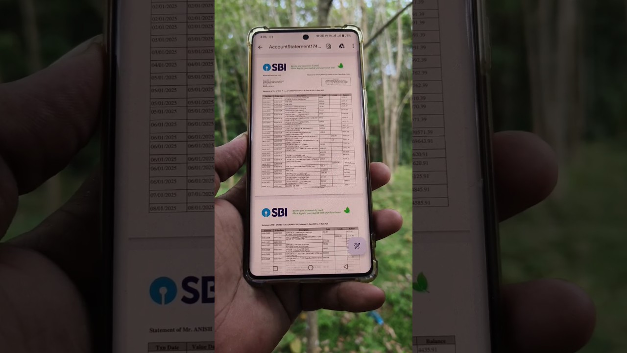 SBI Account Statement Download in Whatsapp | SBI Statement Pdf download | Star online | Shorts