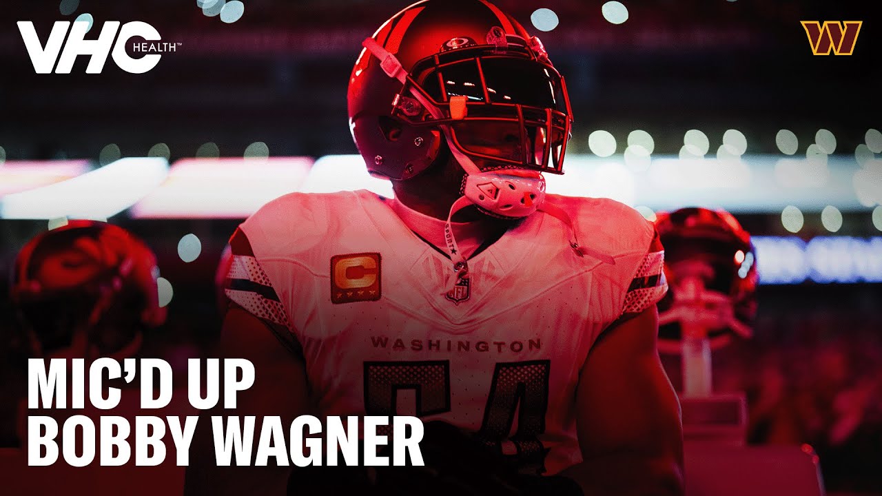 Bobby Wagner's Intense Mic'd Up Moments | Commanders vs. Buccaneers | NFL Wild Card 🏈