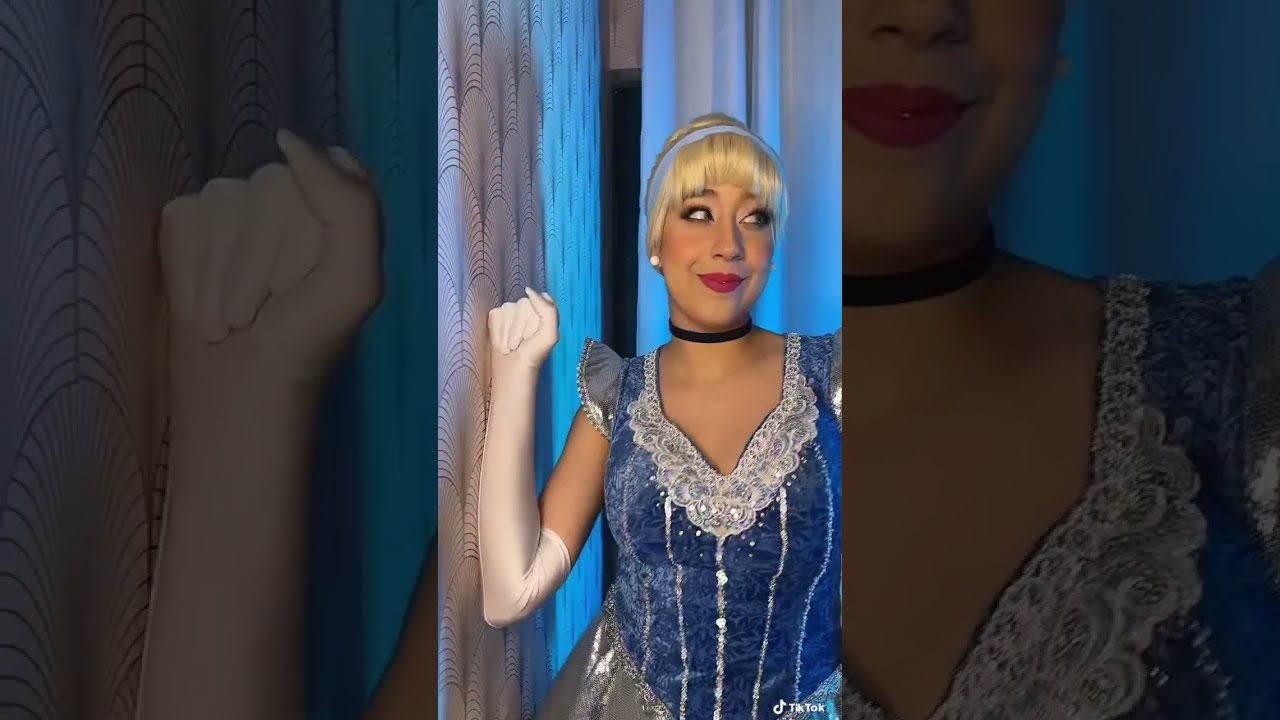 A Cinderela se arrumando hahahaha Gostaram? #cinderella #cinderellachallenge