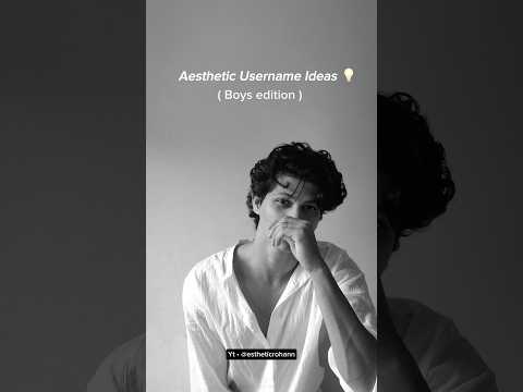 insta aesthetic  username ideas for boys💡#aestheticvideo #username #instagram