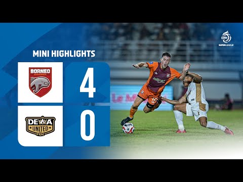 Mini Highlight BRI Super League | Borneo FC Samarinda vs Dewa United FC | Week 11