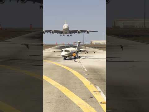 A380 Landing Gone Wrong – Plane on Runway