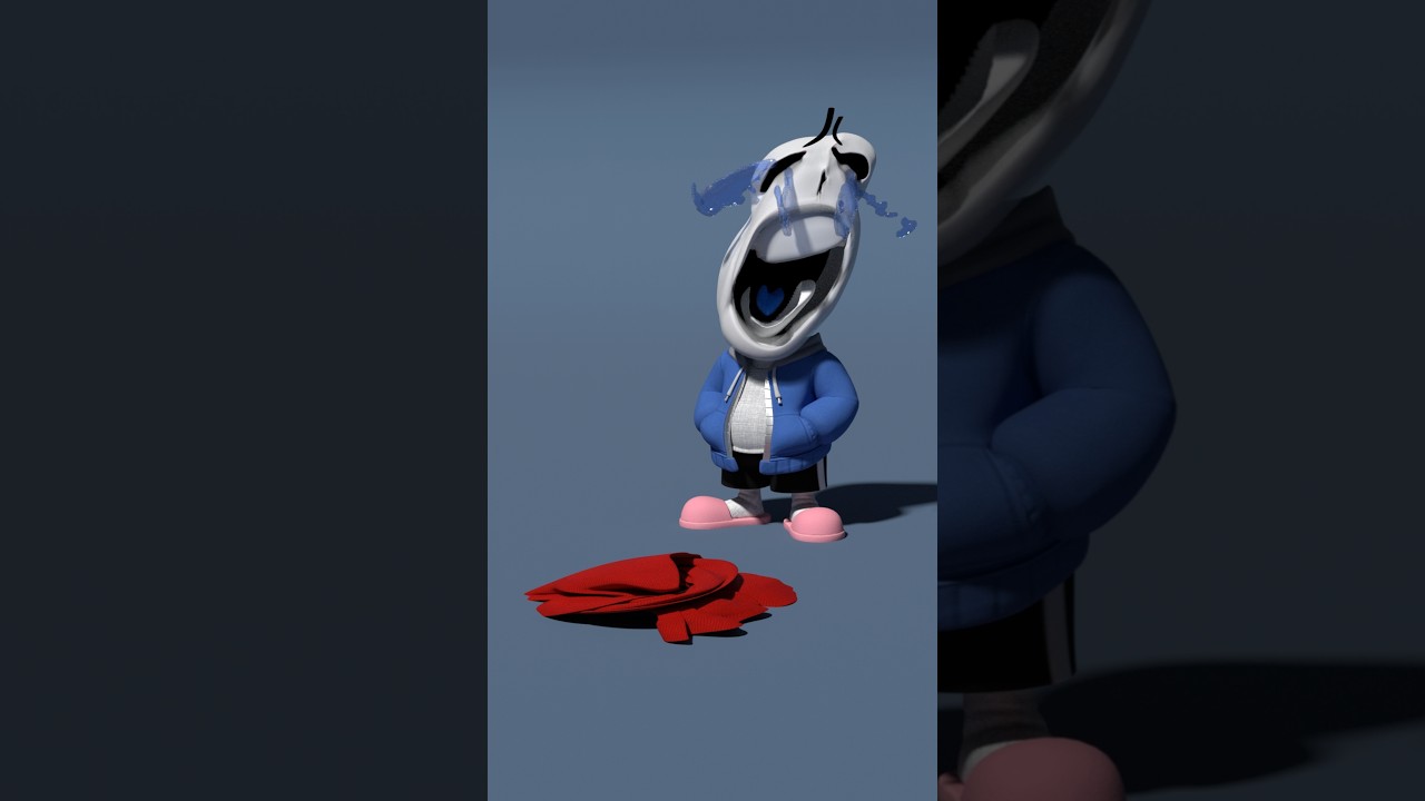 Undertale Animation: Sad Sans Crying