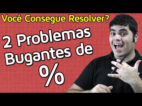 Você Consegue Resolver esses 2 Problemas Bugantes de Porcentagem? | Matemática Rio