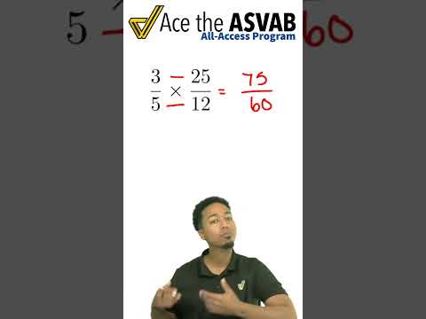ASVAB Mental Math in a Flash! (Fraction Multiplication โ No Calculator)