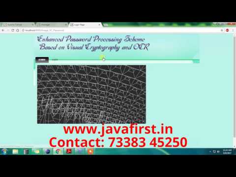 IEEE 2017: Enhanced Password Processing Scheme Based on Visual Cryptography and OCR