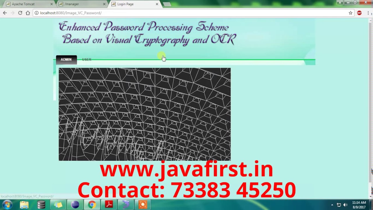 IEEE 2017: Advanced Password Security Using Visual Cryptography & OCR 🔐