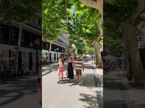 Relaxing Walk Through Denia City Center - Summer In Spain