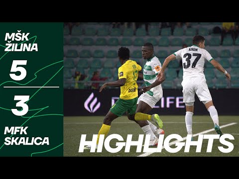 Highlights | MŠK Žilina 5:3 MFK Skalica (Niké liga 23/24, 9.kolo)