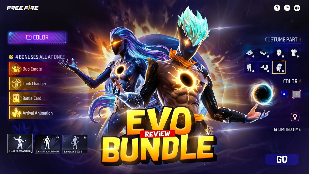 New Legendary Evo Bundle Free Fire | Ob53 Evo Bundle | Ff New Event Today | Free Fire New Event