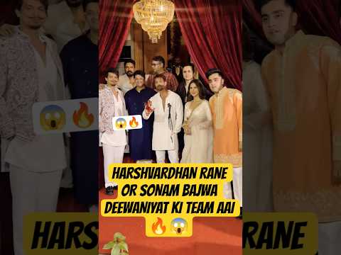 HARSHVARDHAN RANE & SONAM BAJWA EK DEEWANE KI DEEWANIYAT MOVIE 🪔😱🔥DIWALI PARTY #shorts