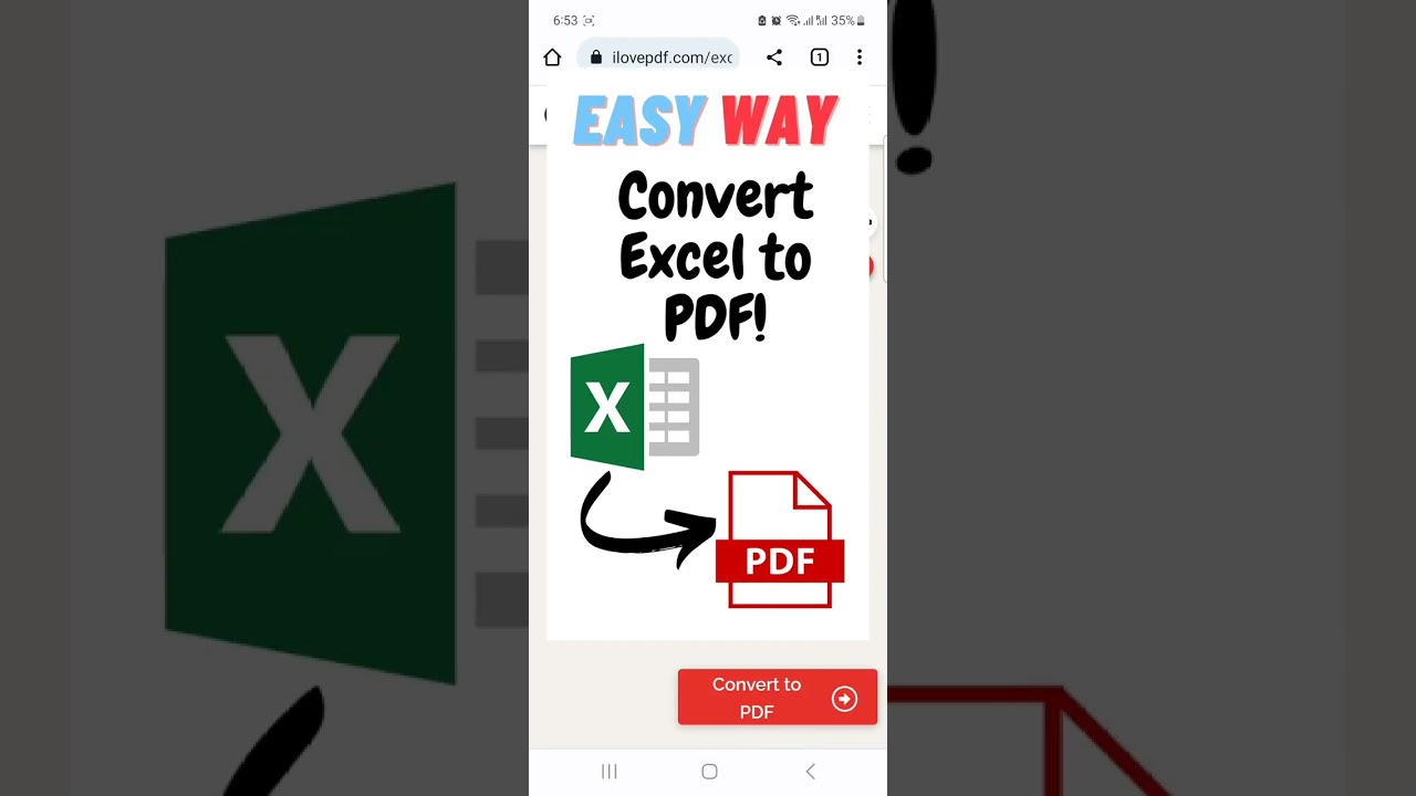 Convert Excel to PDF Easily with Online Tool