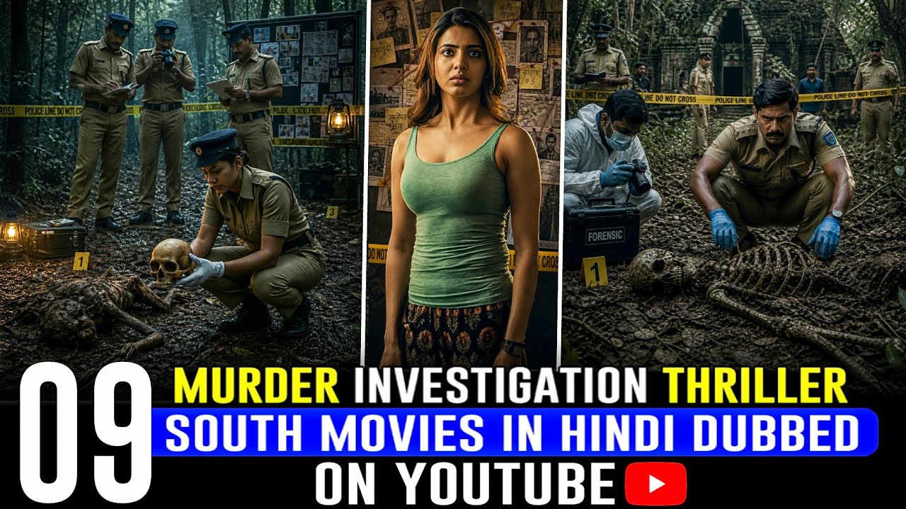 Top 9 Best South Indian Mystery Thriller Movies in Hindi | 2026 South Serial Killer Movies in Hindi