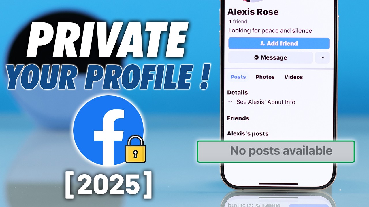How To Make Your Facebook Account Private in 2025! [NEW METHOD]