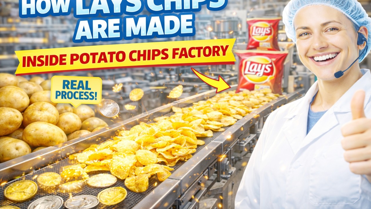Inside Lays Chips Factory 🥔 | Manufacturing Process