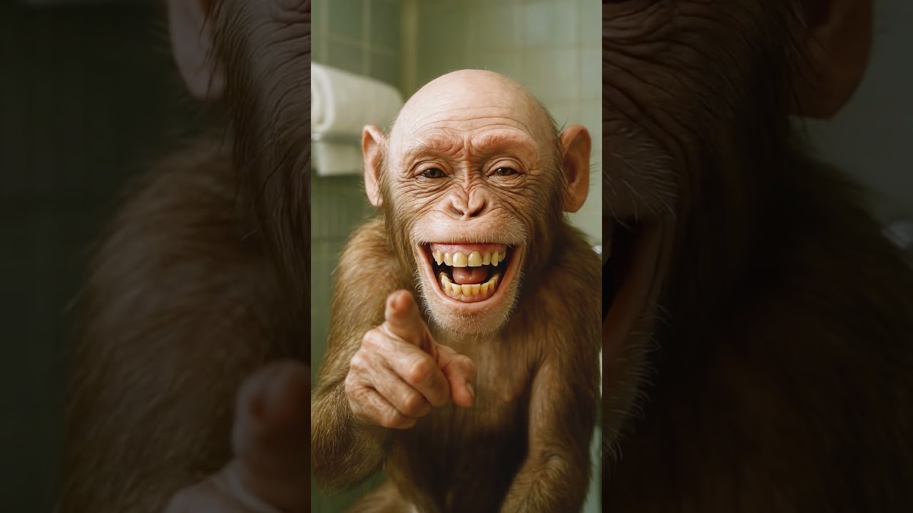 Monkey in Washing Machine! 😱 AI-Generated Chaos