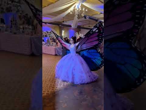Butterfly Gown💜✨✨🦋🌈#butterfly #purple #gown #gowncollection #gowncutting #gowndesign #short