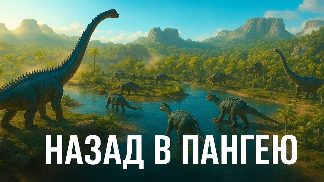 Пангея: Как выглядела Земля во времена динозавров 🌍