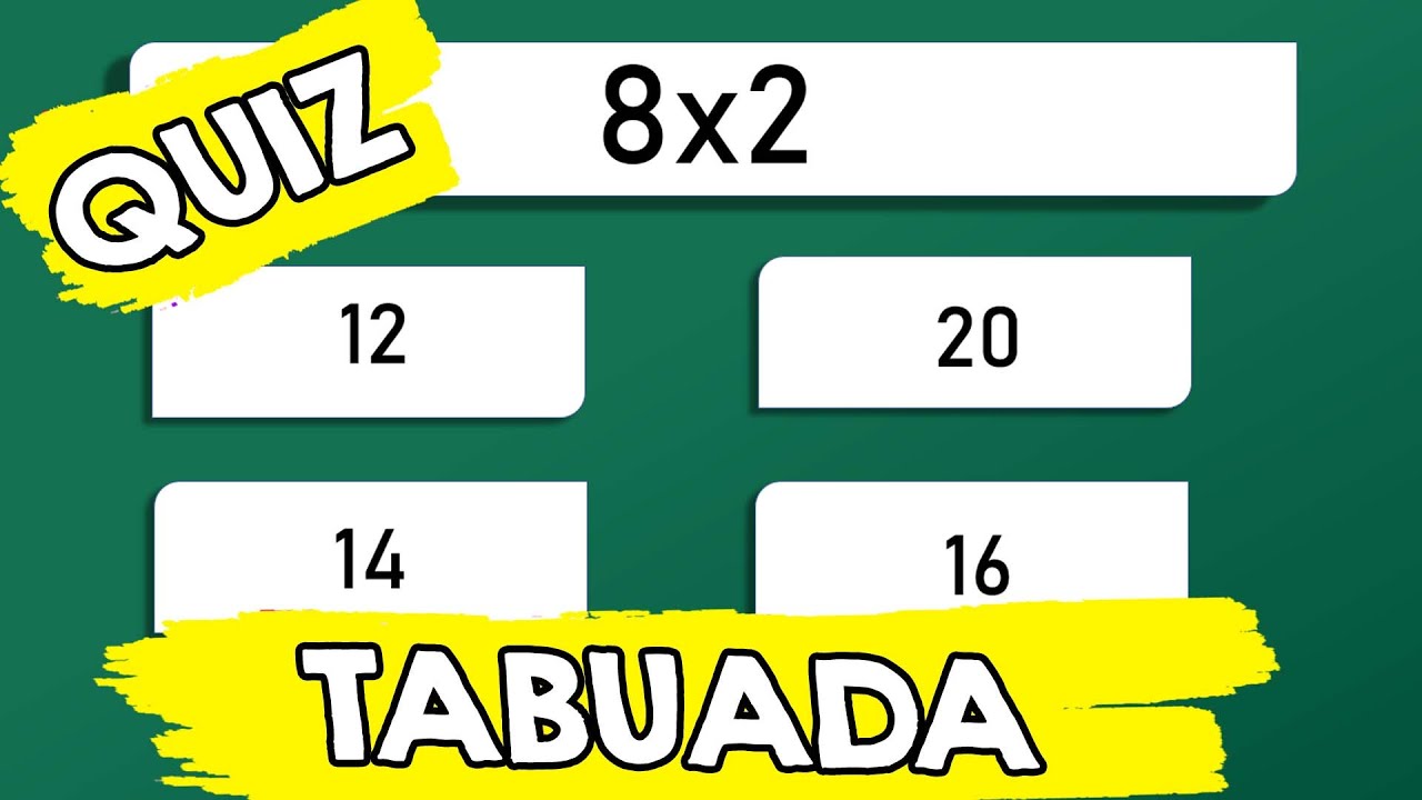 Desafie-se com o Quiz da Tabuada: 15 Perguntas para Aprender e Praticar! 📚