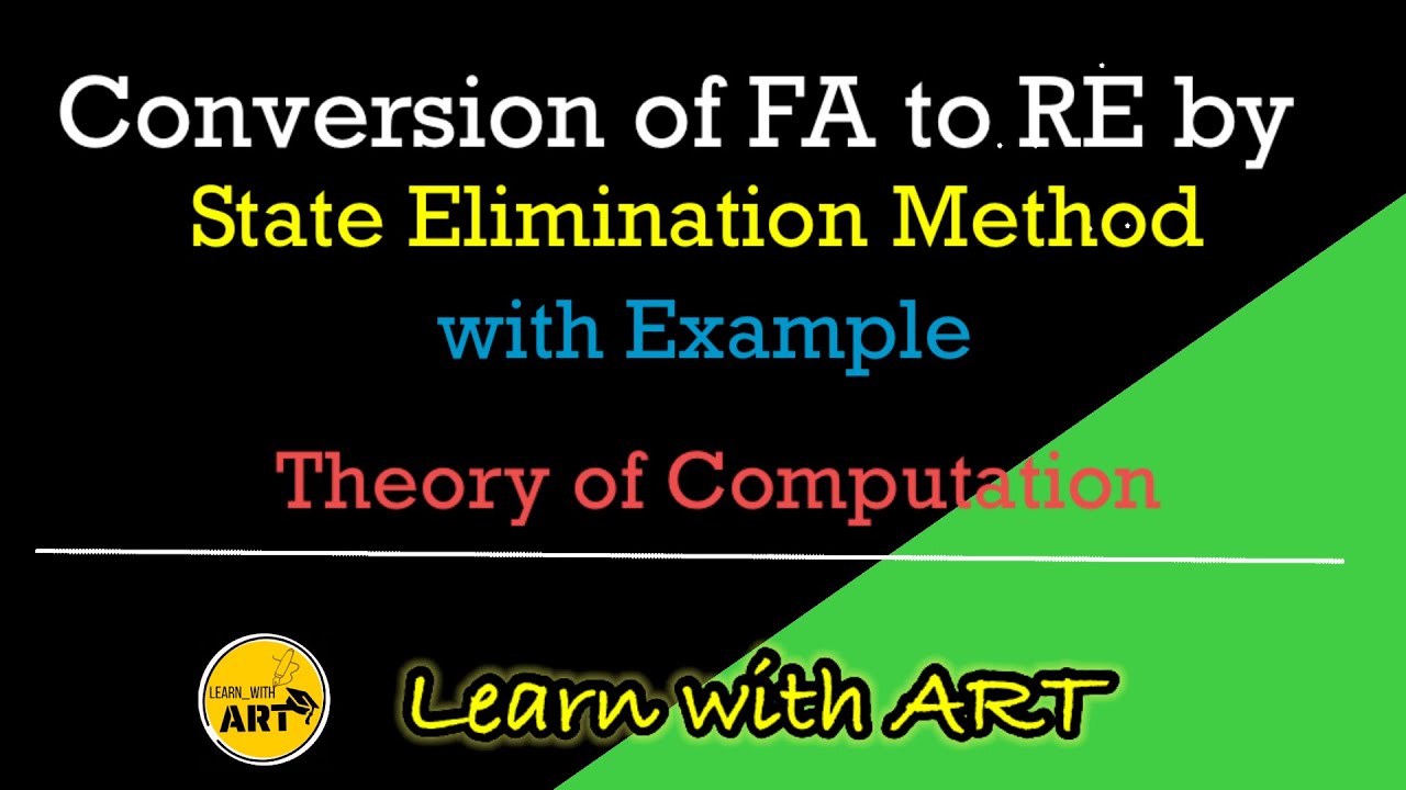 Simplified Method to Convert Finite Automata to Regular Expressions by State Elimination 🚀