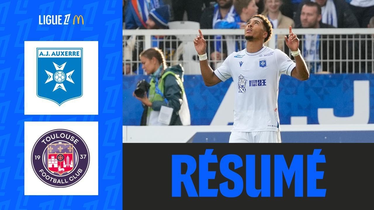 Auxerre Surprend Toulouse avec une Victoire Serrée grâce à Donovan Léon ⚽