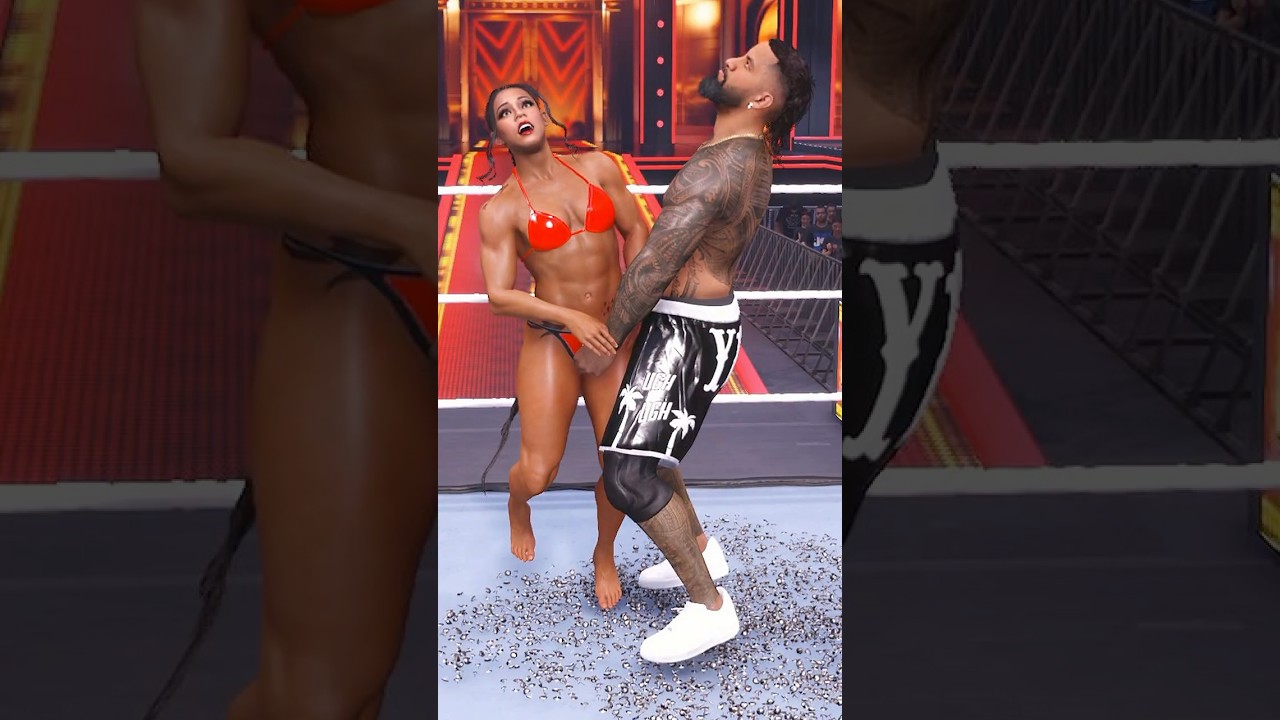 Epic Showdown: Jey Uso vs Bianca Belair in WWE 2K25! 🔥