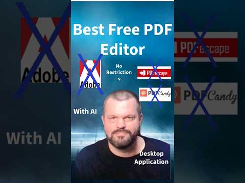 Best Free PDF editor. Adobe Alternative