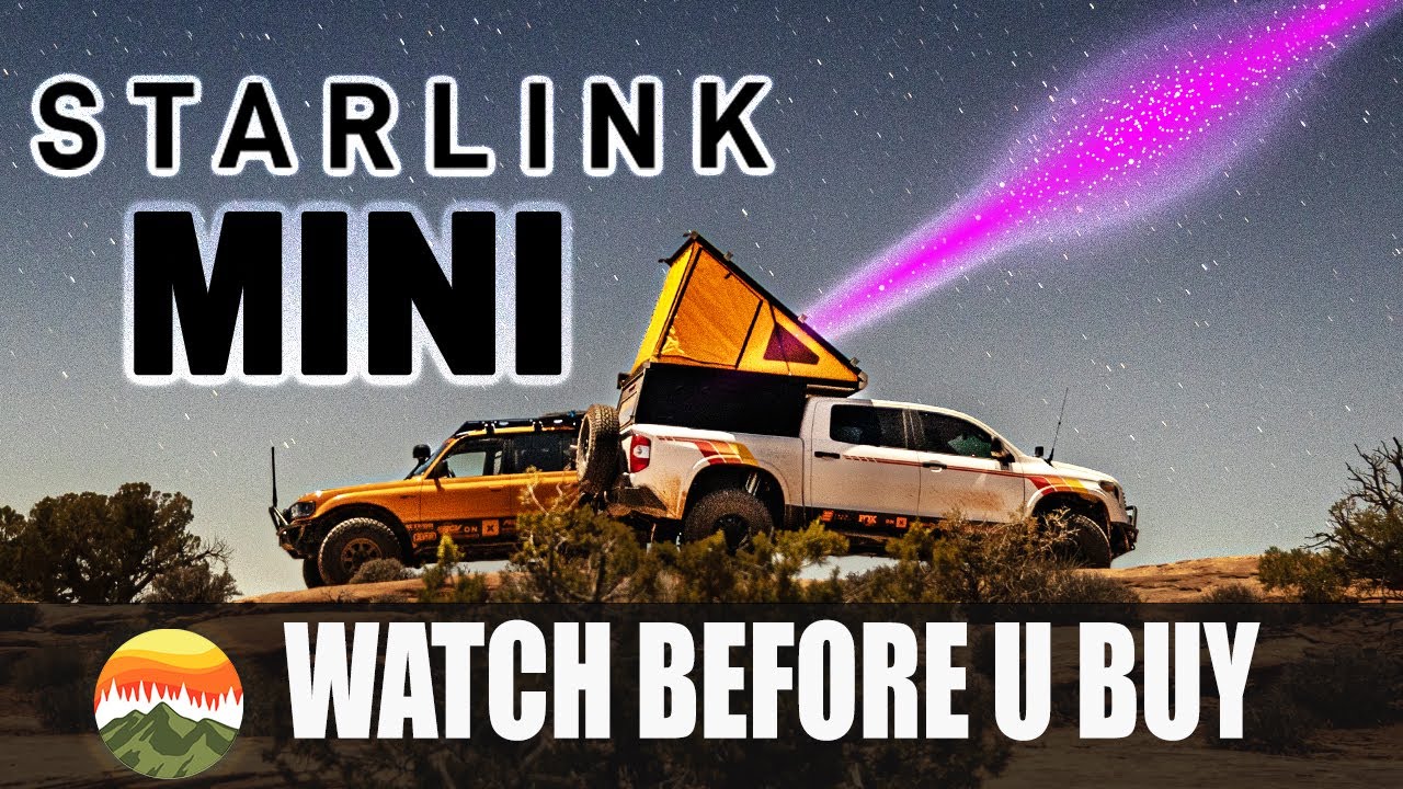 STARLINK MINI - Watch BEFORE You Buy - In-Motion Speed Testing, Setup & Off Grid Power
